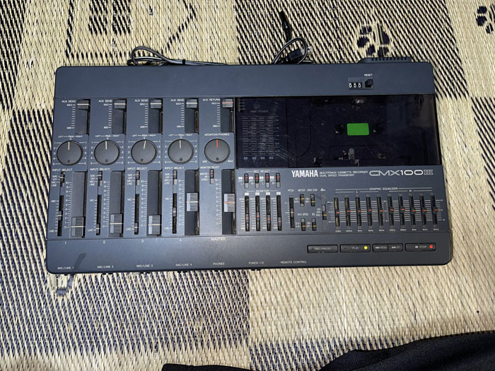 YAMAHA ヤマハ CMX100Ⅱ カセットMTR ハードケース・コード付き - 配信 YAMAHA ヤマハ CMX100Ⅱ カセットMTR ハードケース・コード付き - 配信